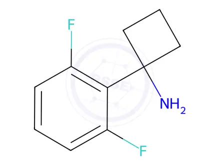 Chemical structure of 1-(2,6-Difluorophenyl)cyclobutanamine