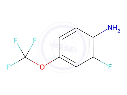 Chemical structure of 2-Fluoro-4-(trifluoromethoxy)aniline