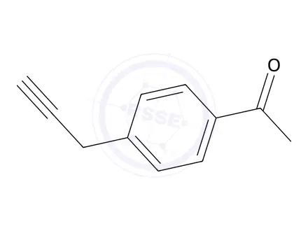 Chemical structure of 1-(4-(Prop-2-yn-1-yl)phenyl)ethan-1-one
