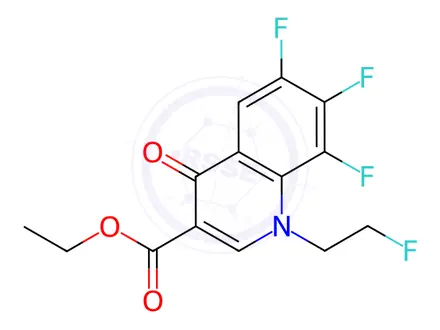 Chemical structure of Sparfloxacin Impurity 14