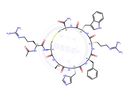 Chemical structure of Setmelanotide