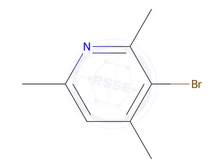 Chemical structure of 3-Bromo-2,4,6-trimethylpyridine