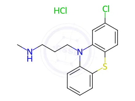 Chemical structure of Chlorpromazine Impurity 55