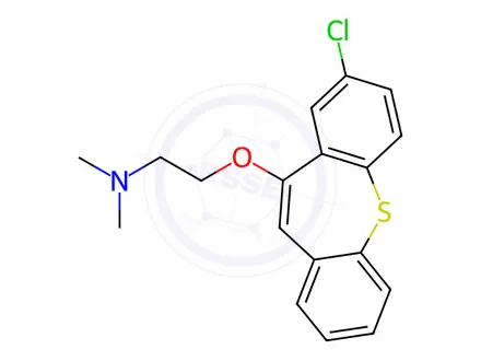 Chemical structure of Zotepine
