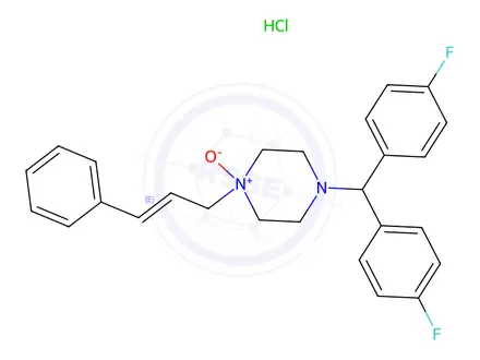 Chemical structure of Flunarizine Impurity N1