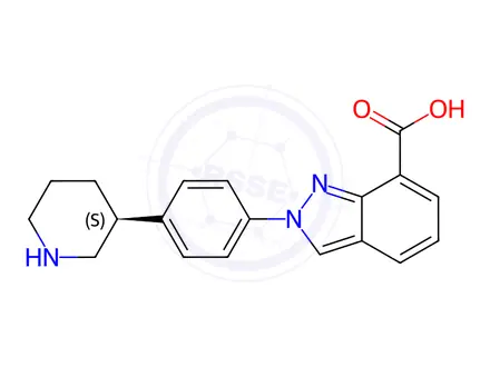 Chemical structure of Niraparib Impurity 110