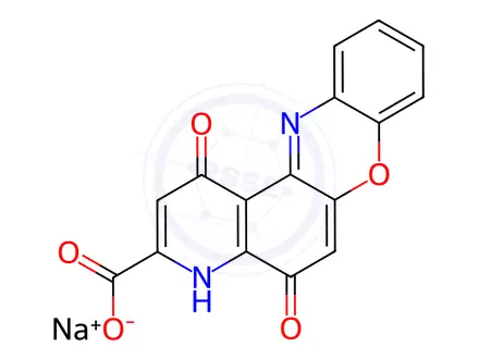 Chemical structure of Pirenoxine Sodium Salt