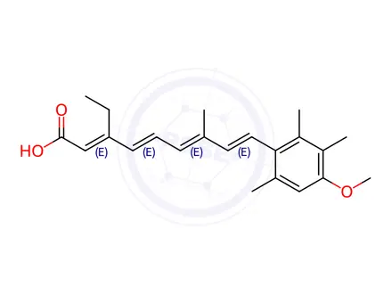 Chemical structure of Acitretin Impurity 10