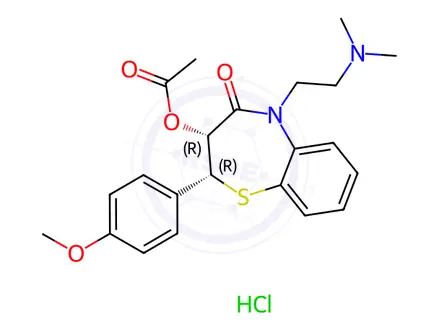 Chemical structure of Diltiazem Enantiomer HCl