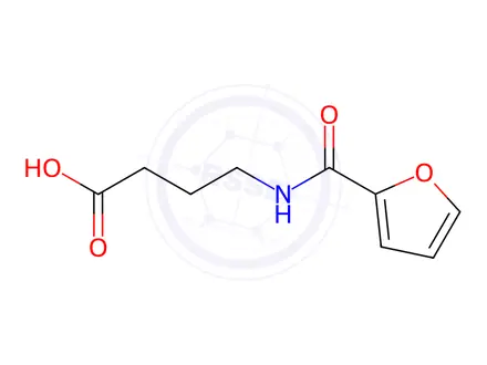 Chemical structure of 4-(Furan-2-ylformamido)butanoic acid