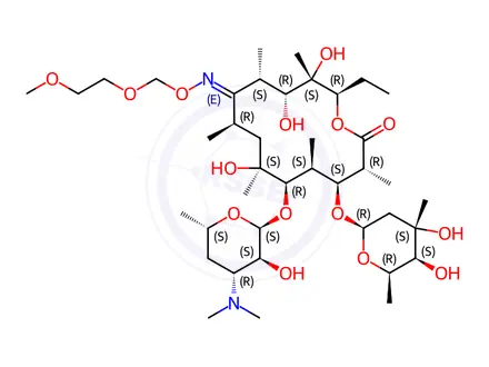 Chemical structure of Roxithromycin Impurity E