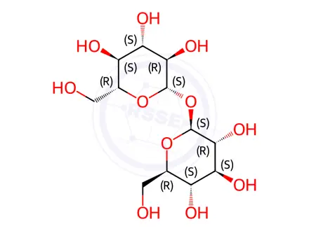 Chemical structure of β,β-trehalose