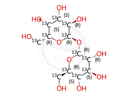 Chemical structure of D-Trehalose-13C12