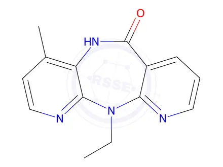Chemical structure of Nevirapine Impurity II {11-ethyl-4-methyl-5,11-dihydr o-6H-dipyrido[3,2-b:2′,3′-e][1,4] diazepin-6-one}
