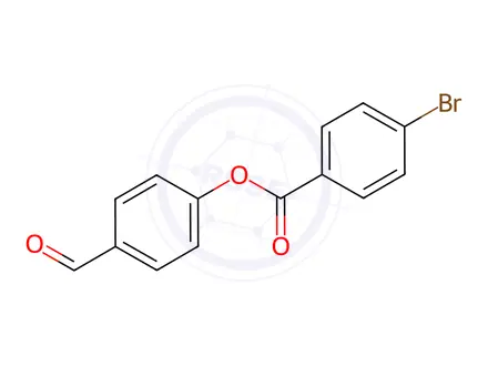 Chemical structure of 4-Formylphenyl 4-bromobenzoate