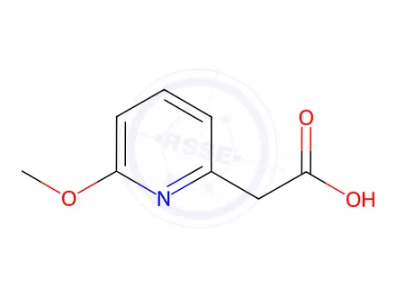 Chemical structure of 2-(6-Methoxy-2-pyridyl)acetic Acid