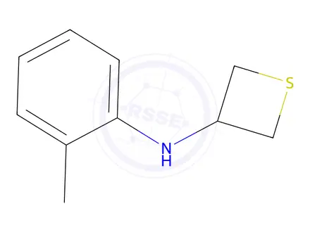 Chemical structure of N-(o-tolyl)thietan-3-amine