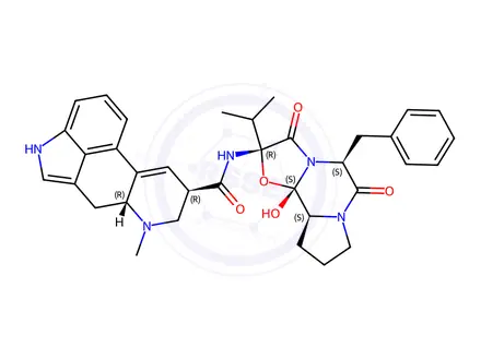 Chemical structure of Dihydroergocristine Mesilate Impurity 11 (Dihydroergocristine Mesilate EP Impurity K)