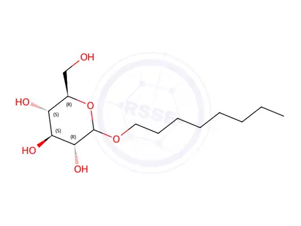 Chemical structure of OCTYL D-GLUCOSIDE