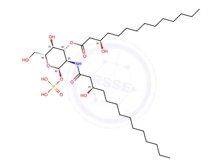 Chemical structure of Lipid X