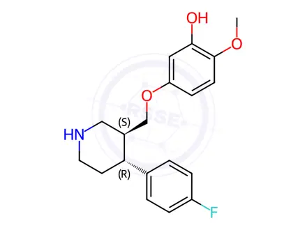 Chemical structure of Paroxetine Hydrochloride Impurity 84
