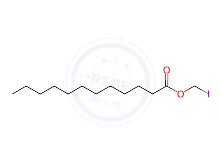 Chemical structure of Iodomethyl Dodecanoate,