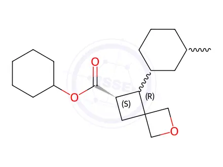 Chemical structure of phenyl trans-7-(m-tolyl)-2-oxaspiro[3.3]heptane-6-carboxylate