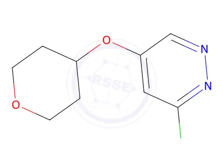 Chemical structure of 3-Chloro-5-((tetrahydro-2H-pyran-4-yl)oxy)pyridazine