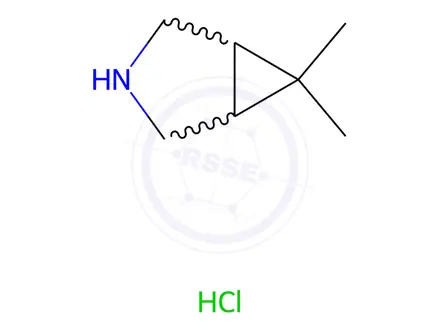 Chemical structure of 6,6-Dimethyl-3-azabicyclo[3.1.0]hexane Hydrochloride