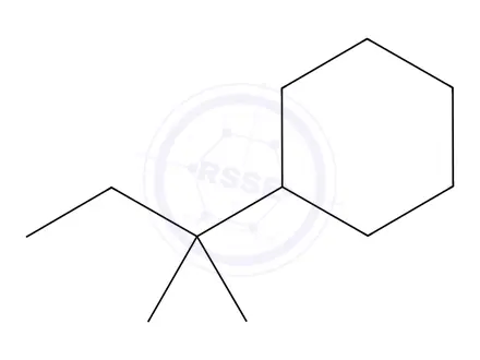 Chemical structure of TERT-AMYLCYCLOHEXANE