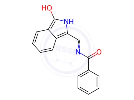 Chemical structure of N-((3-Oxoisoindolin-1-ylidene)methyl)benzamide
