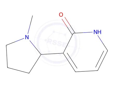 Chemical structure of 3-(1-Methylpyrrolidin-2-yl)pyridin-2(1H)-one