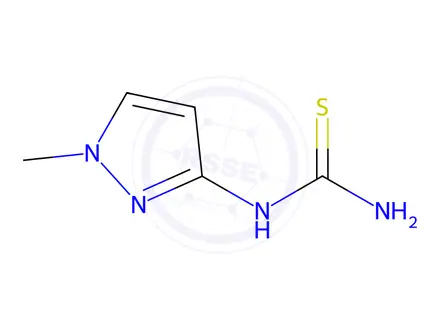 Chemical structure of 1-(1-Methyl-1H-pyrazol-3-yl)thiourea