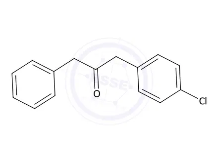 Chemical structure of 1-(4-Chlorophenyl)-3-phenylacetone