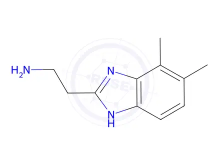 Chemical structure of 2-(6,7-Dimethyl-1H-benzimidazol-2-yl)ethanamine