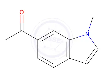 Chemical structure of 1-(1-Methyl-1H-indol-6-yl)ethan-1-one
