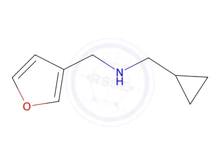 Chemical structure of 1-Cyclopropyl-N-(furan-3-ylmethyl)methanamine
