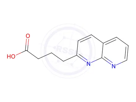 Chemical structure of 1,8-Naphthyridine-2-butanoic acid