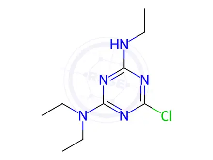 Chemical structure of Trietazine