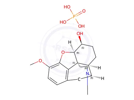 Chemical structure of Dihydrocodeine Phosphate
