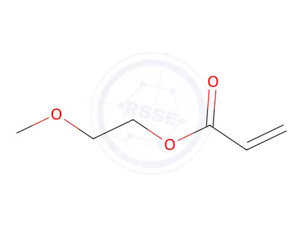 Chemical structure of 2-Methoxyethyl Acrylate (stabilized with MEHQ)