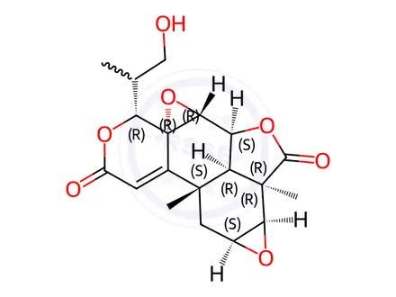 Chemical structure of (2S,3R)-1-O,2-Seco-1,3,15-trideoxy-2,3-epoxypodolactone B