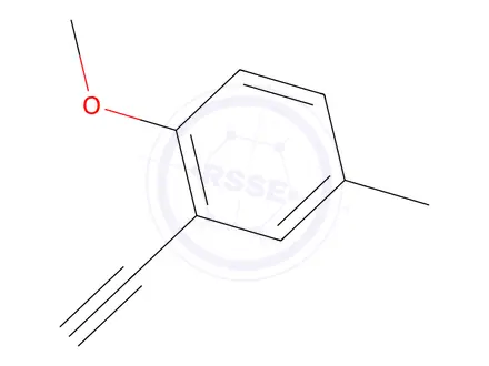 Chemical structure of 2-Ethynyl-1-methoxy-4-methylbenzene