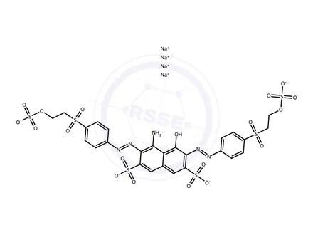 Chemical structure of Reactive Black 5
