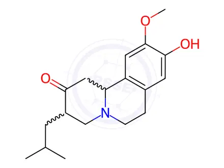 Chemical structure of 1,3,4,6,7,11b-Hexahydro-9-hydroxy-10-methoxy-3-(2-methylpropyl)-2H-benzo[a]quinolizin-2-one