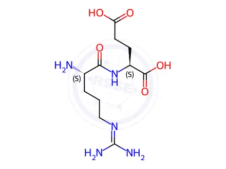 Chemical structure of Arginine Impurity 37
