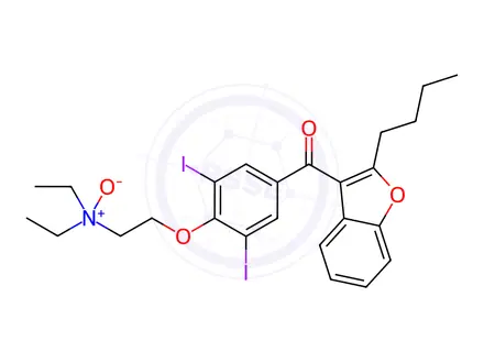 Chemical structure of Amiodarone N-Oxide