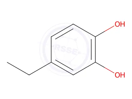 Chemical structure of 4-Ethylbenzene-1,2-Diol