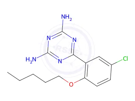 Chemical structure of Irsogladine Impurity 5