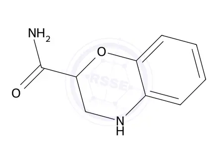 Chemical structure of 3,4-Dihydro-2h-1,4-benzoxazine-2-carboxamide